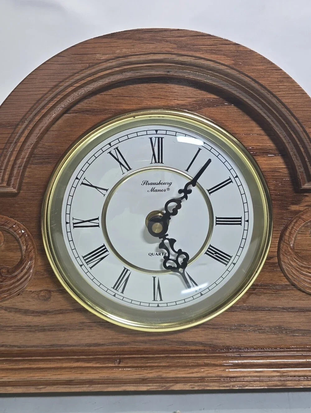 Strasbourg Manor Quartz Chiming Mantel Clock Quarter Hour Westminster Mint Works